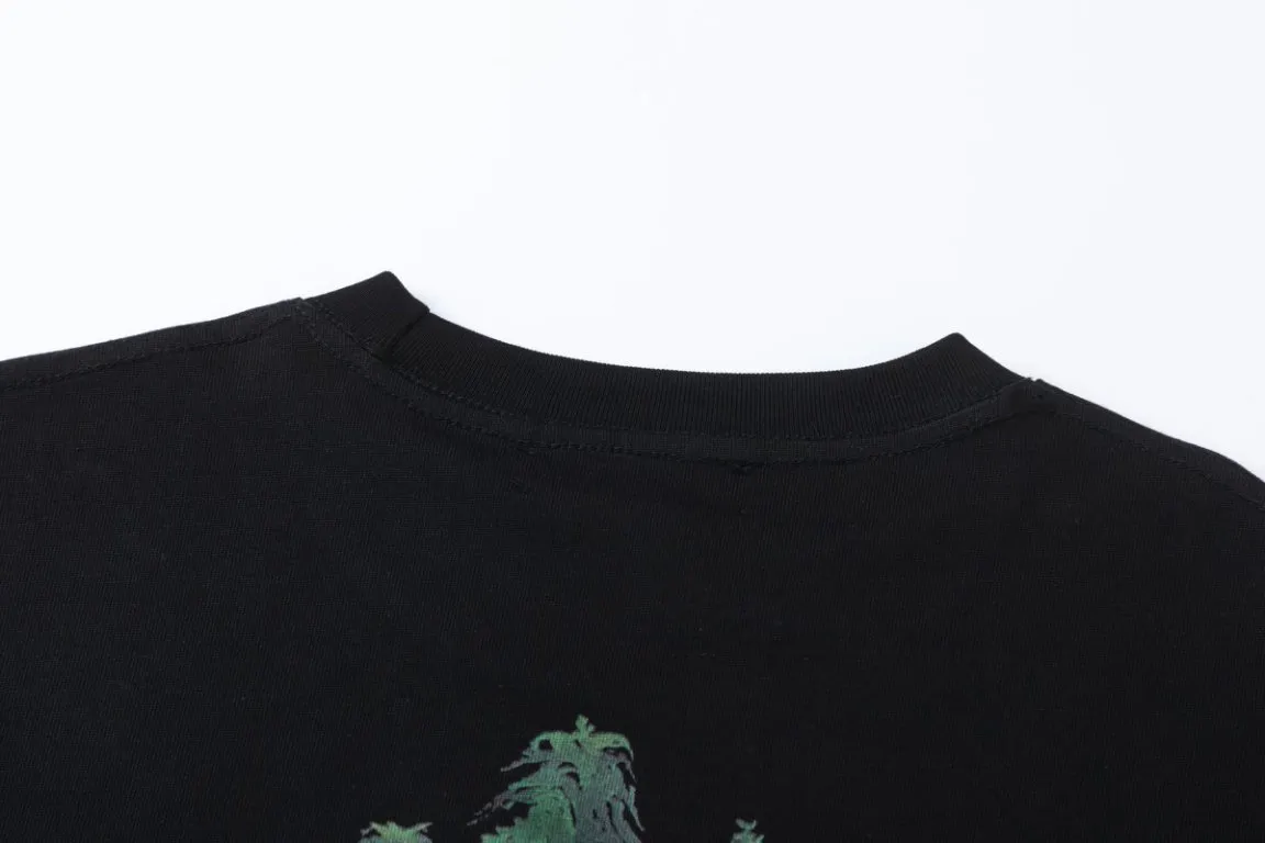 P150 8060#AMIRI colorful LOGO, color: black, size: S M L XL