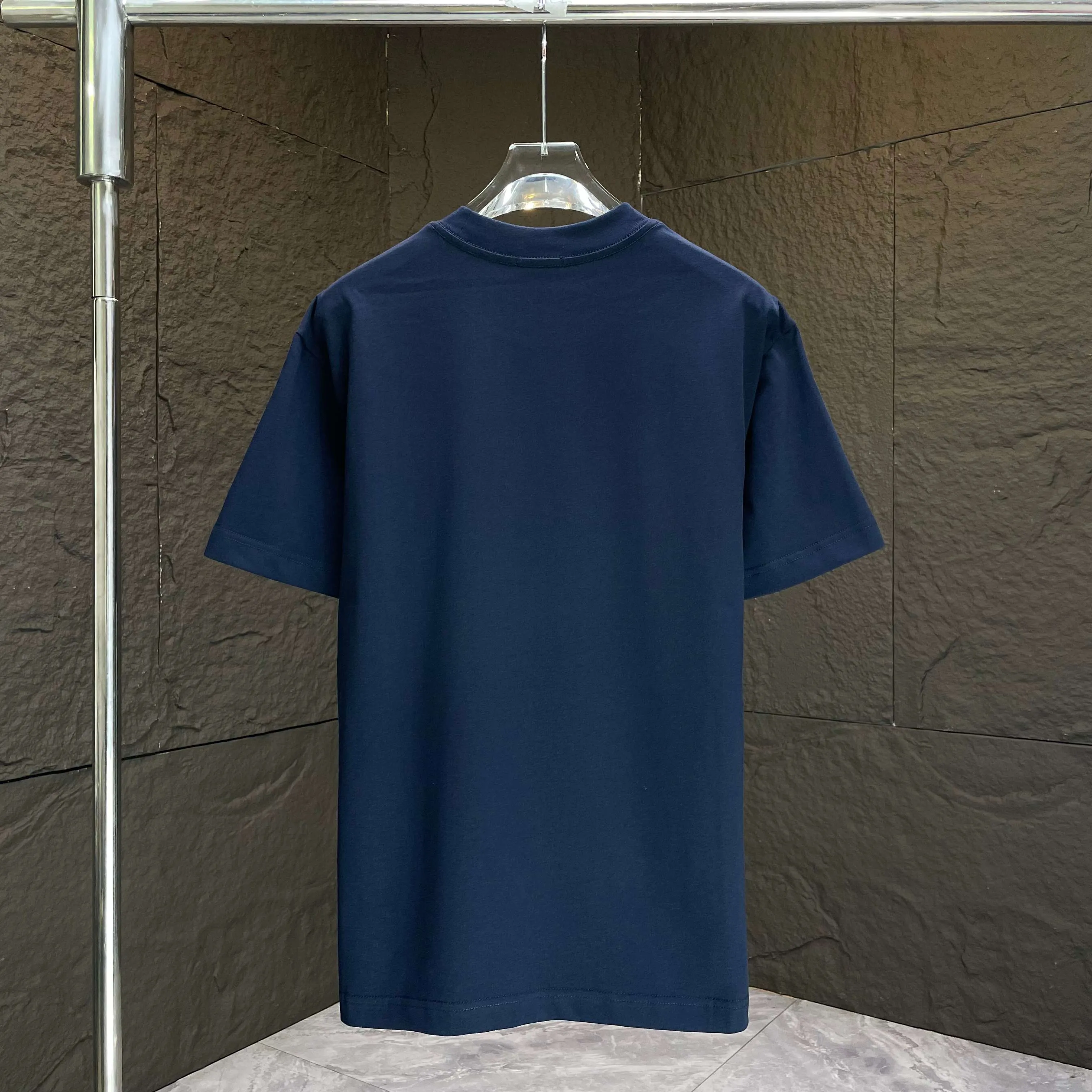 P140 AMIRI* 2025 autumn and winter new short-sleeved T-shirt, customized pure cotton letter logo, three-dimensional foaming, color: black, white, smart color, dark blue, code number: S M L XL XXL