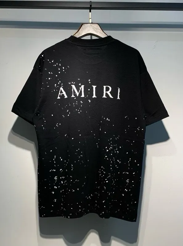 713 model P126 AMIRI real shot black white hanging S. M. L. XL