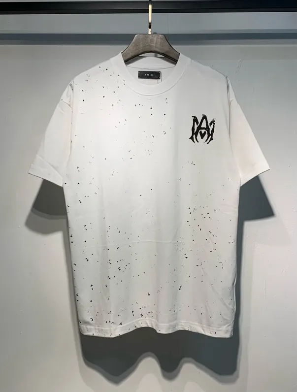 713 model P126 AMIRI real shot black white hanging S. M. L. XL