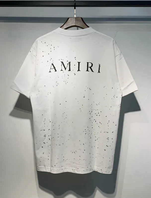 713 model P126 AMIRI real shot black white hanging S. M. L. XL