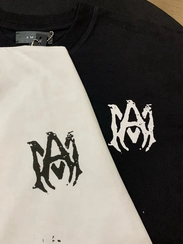 713 model P126 AMIRI real shot black white hanging S. M. L. XL