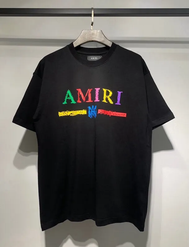 672 model P120 AMIRI real shot white hanging shot S. M. L. XL