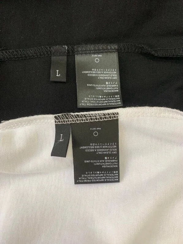 672 model P120 AMIRI real shot white hanging shot S. M. L. XL