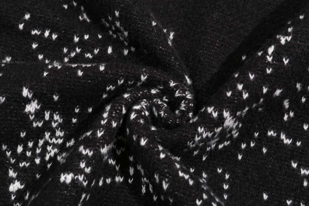 P280 AMIRI new style neckline personalized logo embroidered jacquard seahorse wool sweater Color: Red Black Size: S M L XL XXL