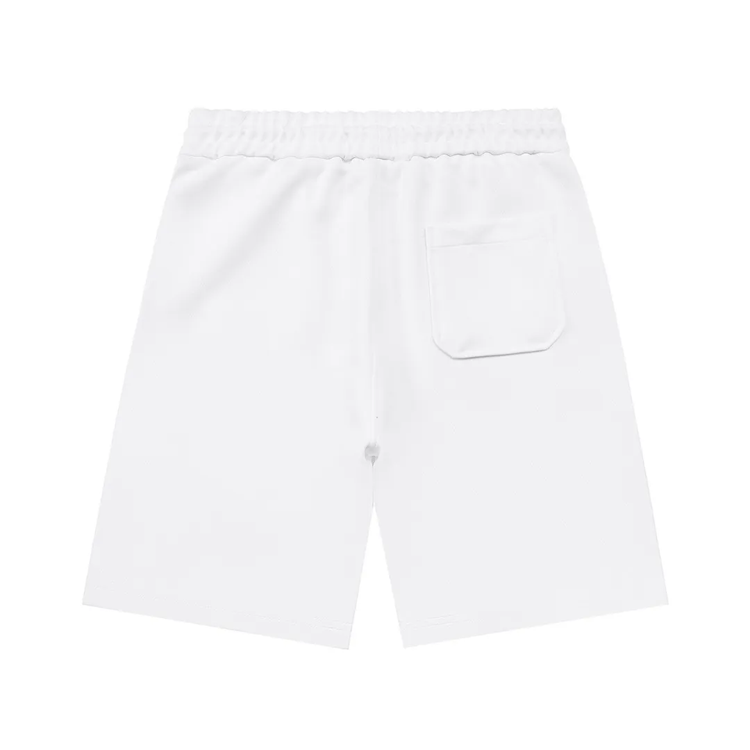 🅿️200 AMI 2025 new model, light luxury, embroidered love letter logo, essential for daily commuting for men and women, casual shorts ·Customized terry fabric ·Elastic + drawstring adjustable waistband ·Imported machine high-density embroidery technology ·Waist label, hangtag, three wash marks complete Color: White Size: M L XL XXL XXXL