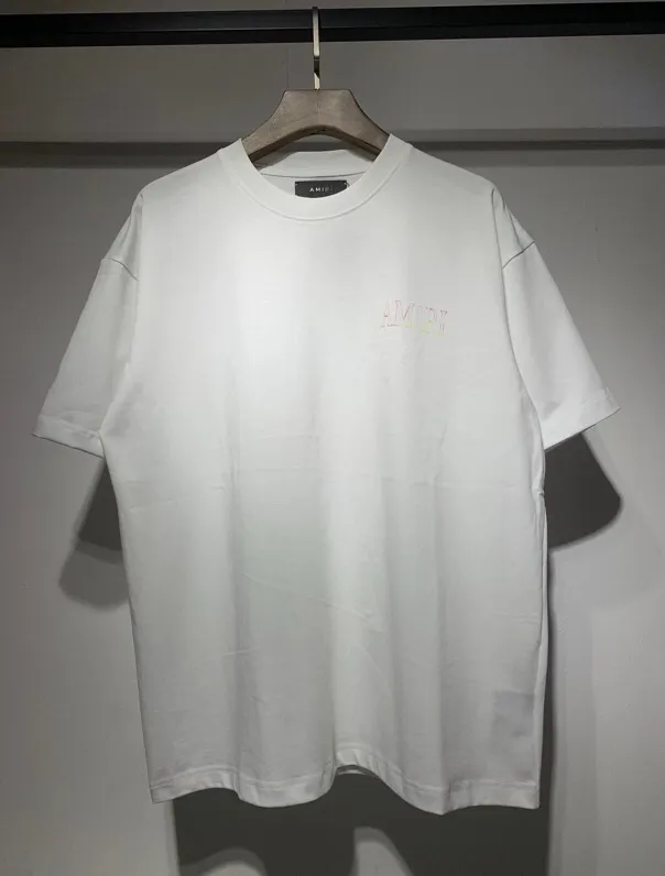 673 model P126 AMIRI real shot white hanging shot S. M. L. XL