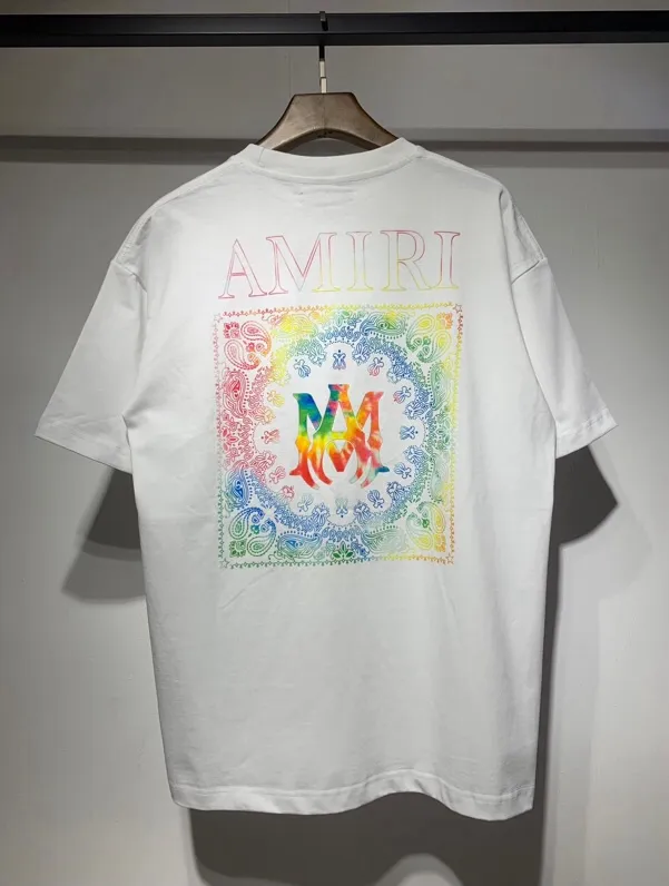 673 model P126 AMIRI real shot white hanging shot S. M. L. XL