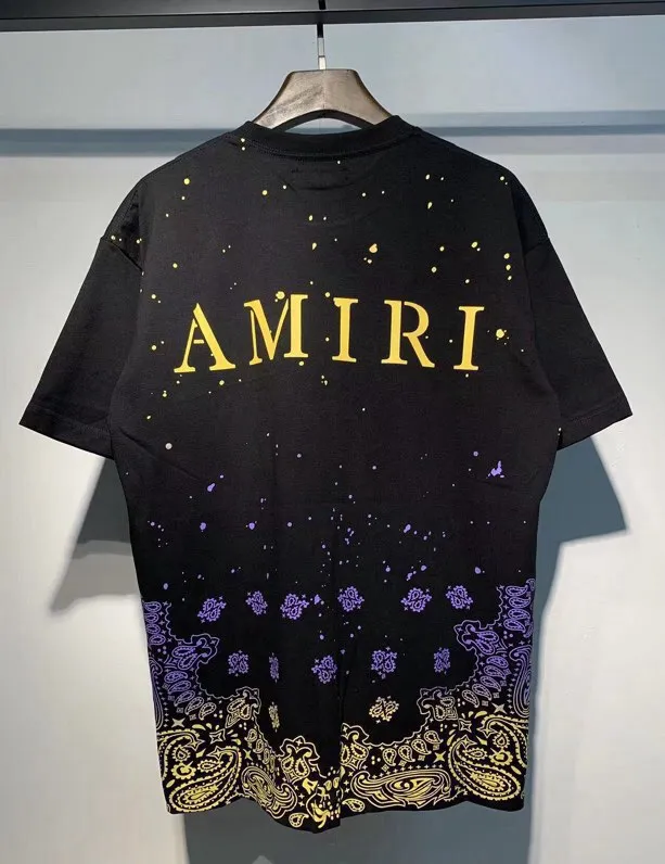 671 model P126 AMIRI real shot white hanging shot S. M. L. XL