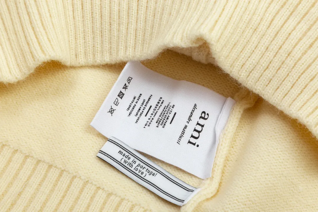 8175# Ami Paris2024 autumn and winter new classic embroidered little love wool Ami De Coeur polo collar pullover sweater Xiao Zhan Cui Yuzhi same style for men and women Color: black white gray apricot Baolan Size S-XL