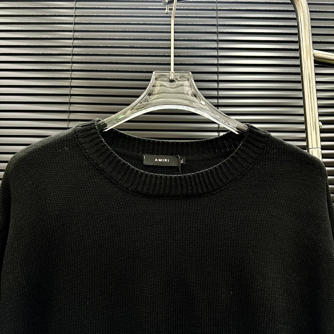 P240 Style: AMIRI Hollow Number 22 Commemorative Knitted Short Sleeves Size: S-XXL Fabric: Wool blend Accessories: Full set of customized original accessories No gender distinction, same style for men and women