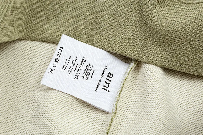 More details AMI new color zipper cardigan hooded sweatshirt S M L XL