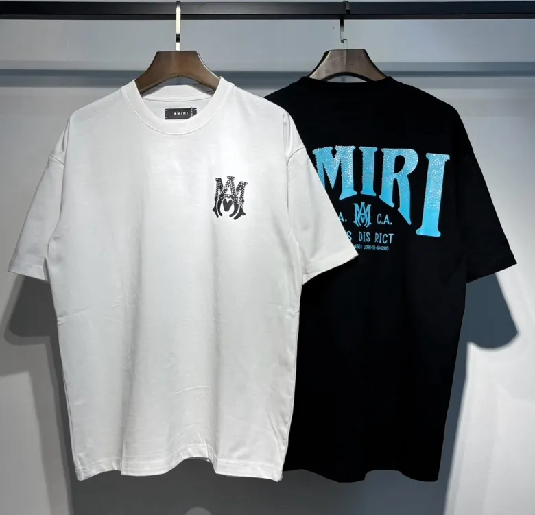 P126 AMIRI real shot black white hanging shot S. M. L. XL