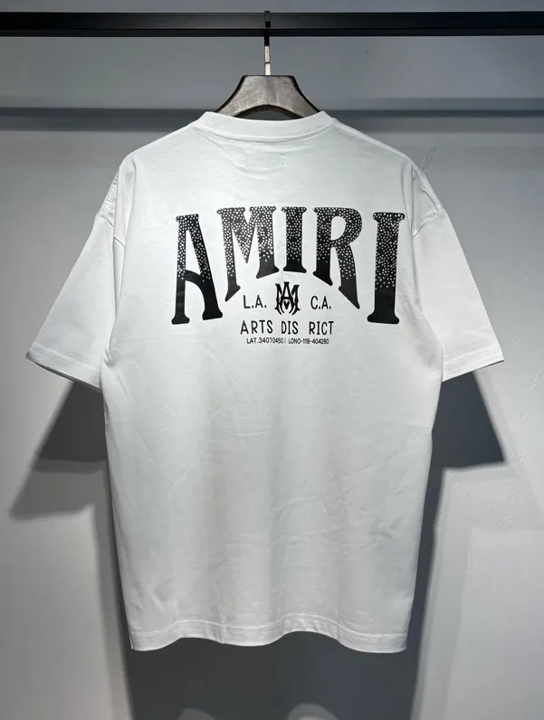 P126 AMIRI real shot black white hanging shot S. M. L. XL