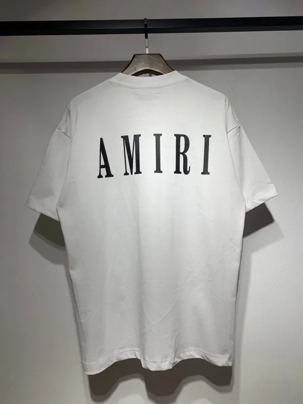 653 model P114 AMIRI real shot white hanging shot S. M. L. XL