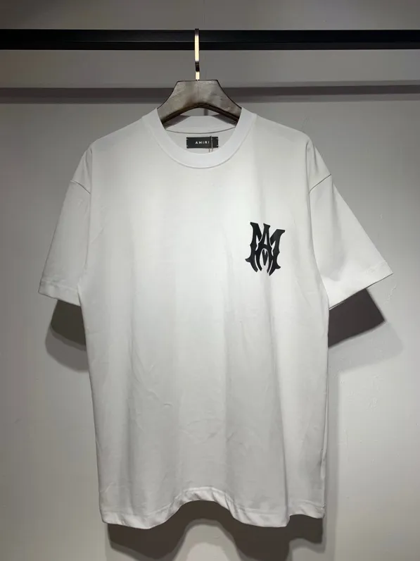 653 model P114 AMIRI real shot white hanging shot S. M. L. XL