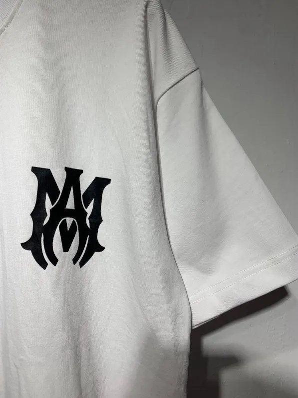 653 model P114 AMIRI real shot white hanging shot S. M. L. XL