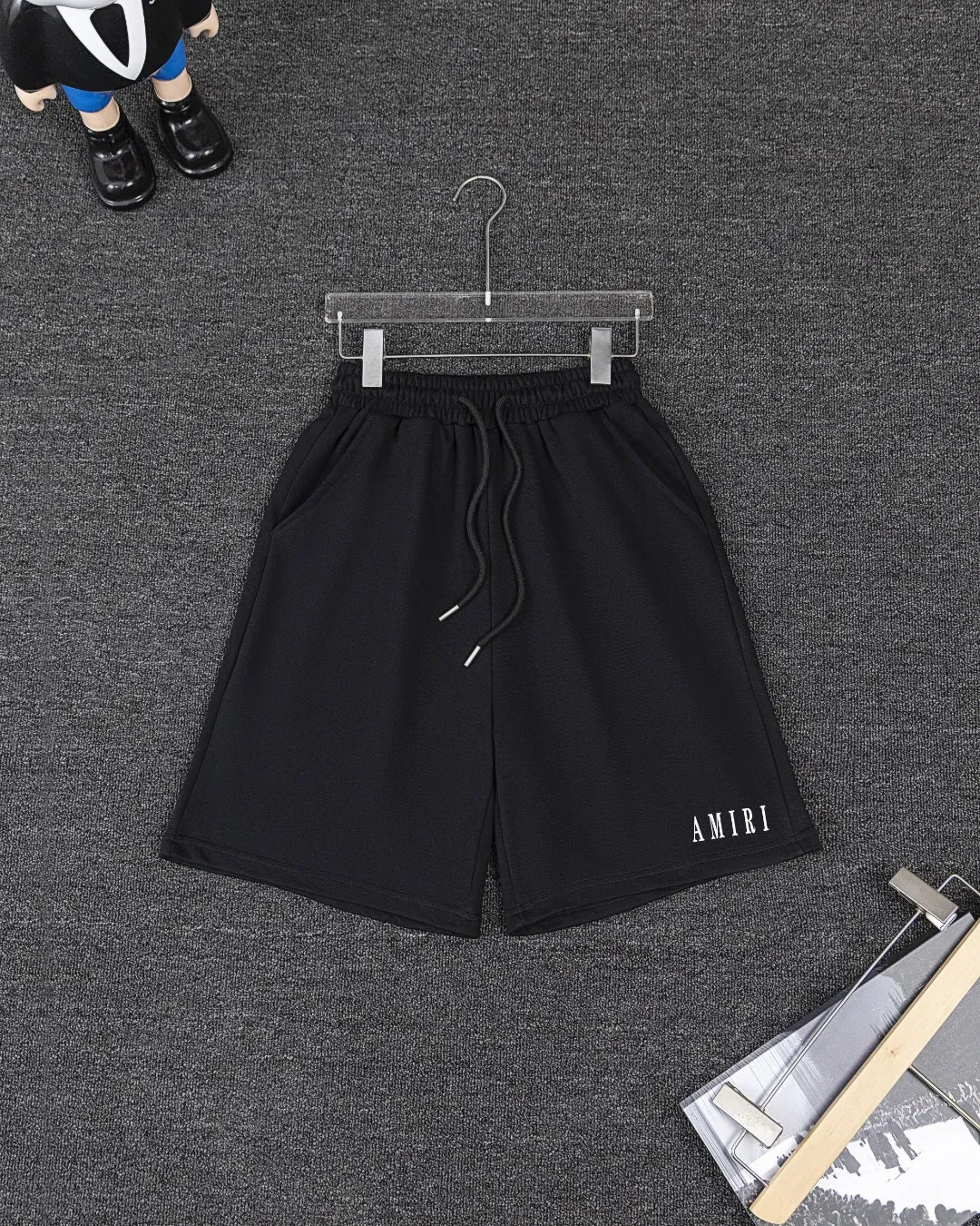 P280 AMIRI spring and summer short-sleeved suit, Xinjiang long-staple cotton short-sleeved + pure cotton terry shorts, a fusion of top elements, trendy men's fashion, unparalleled in terms of upper body comfort, it can be said to be a must-have set for summer. Size: S M L