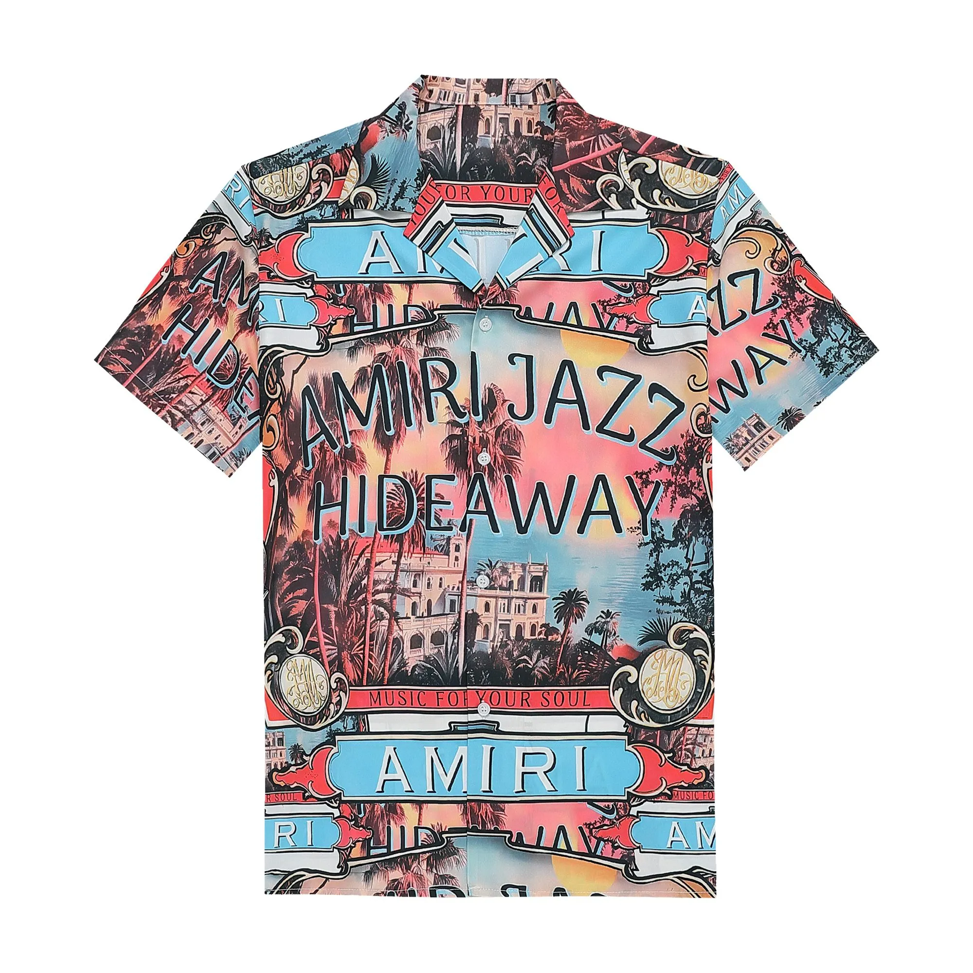 P240 new shirt set, high-quality satin fabric, soft, comfortable, breathable and shiny, with top-notch feel. High-definition digital printing, fine workmanship, mesh pants, refreshing and not close-fitting, top and pants are detachable, M~XXXL