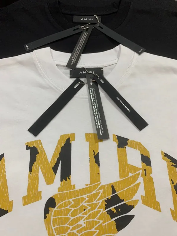 691 P120 AMIRI real shot black white hanging S. M. L. XL
