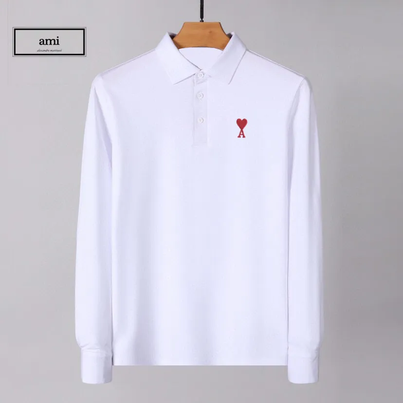 P210 AMI🔥The latest custom-made lapel long-sleeved T-shirt Polo has three-dimensional tailoring to meet the simple needs of commuters. The finished product has a good upper body effect, looks slim and is not picky about the figure. Customized imported fabrics, super cost-effective, factory straight hair, absolutely first-class and good quality. From selected fabrics to high-end exquisite workmanship... everything is impeccable. Only good craftsmanship and good fabrics can make you wear a good taste. Size: M-3XL