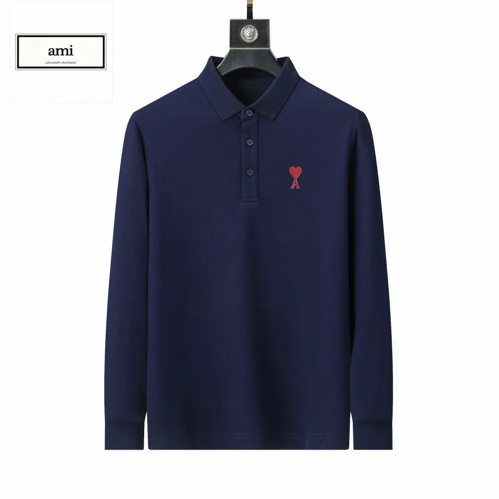 P210 AMI🔥The latest custom-made lapel long-sleeved T-shirt Polo has three-dimensional tailoring to meet the simple needs of commuters. The finished product has a good upper body effect, looks slim and is not picky about the figure. Customized imported fabrics, super cost-effective, factory straight hair, absolutely first-class and good quality. From selected fabrics to high-end exquisite workmanship... everything is impeccable. Only good craftsmanship and good fabrics can make you wear a good taste. Size: M-3XL
