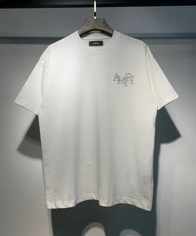 677 P120 AMIRI real shot black white hanging shot S. M. L. XL
