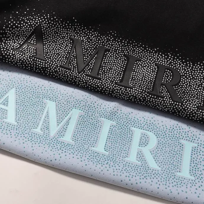Style number: 878 P230 Fabric: 360g pure cotton terry sweatshirt AMIRI 2025 autumn and winter new logo hooded terry sweatshirt high street unisex loose classic letter jacket Color: black Size: S M L XL