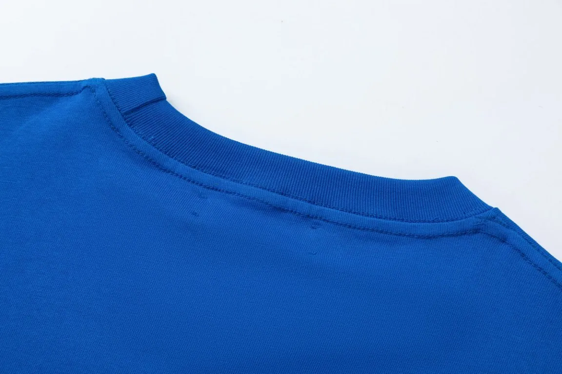 P140, AMIRI suede foam logo, color: black, blue, size: S M L XL