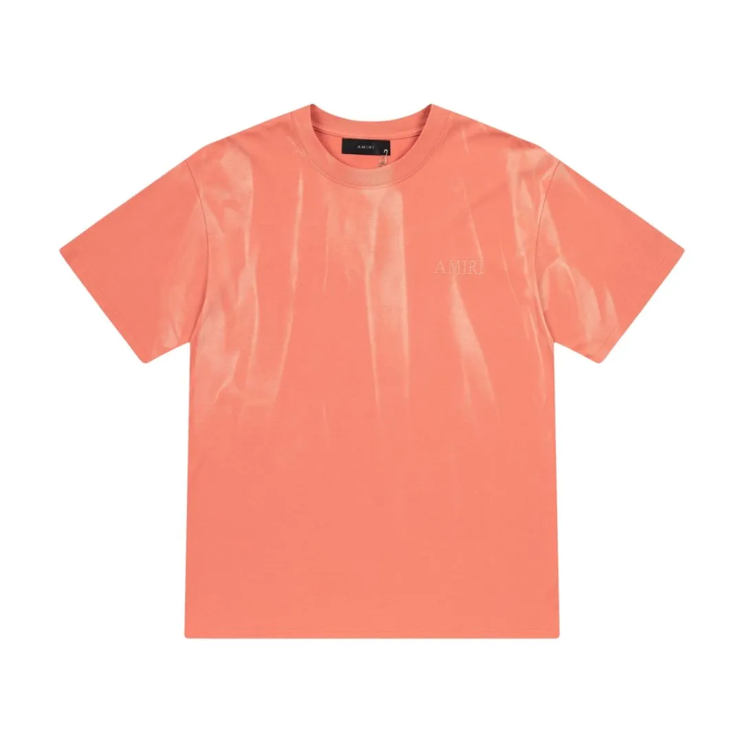 8013#P160amiri washed style with embroidered logo, made of 300g fabric, color: black, grapefruit red. Size: S M L XL