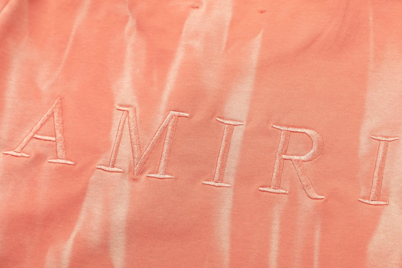 8013#P160amiri washed style with embroidered logo, made of 300g fabric, color: black, grapefruit red. Size: S M L XL
