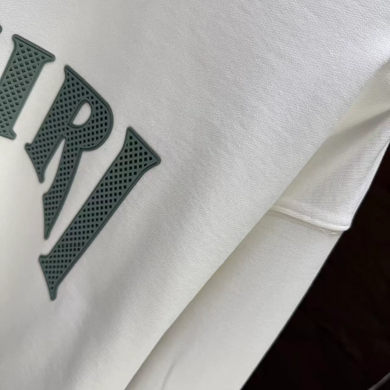 P210 AMIRI* 2025 autumn and winter new round neck sweatshirt 400g terry cotton letter logo lettering film thick plate glue Color: black white blue purple code number: S M L XL XXL