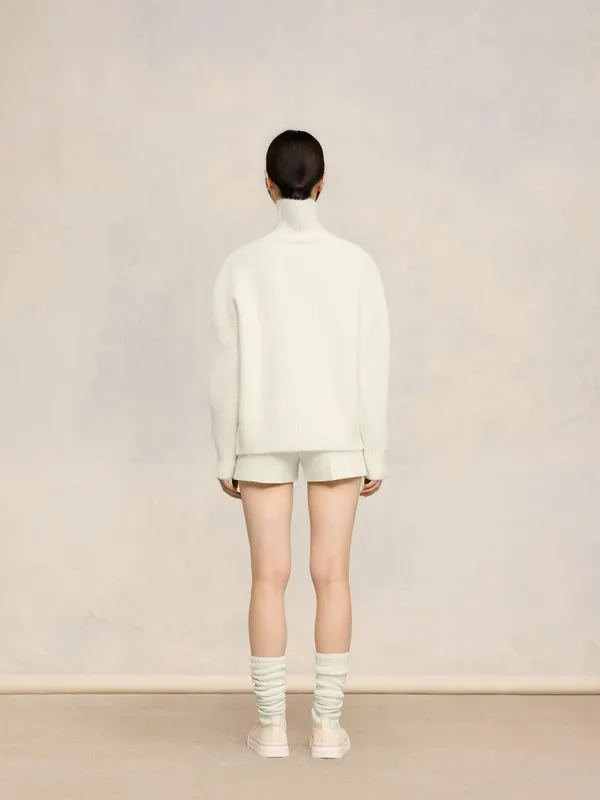 Upper body picture Ami Paris 2024 new autumn and winter turtleneck sweater SMLXL
