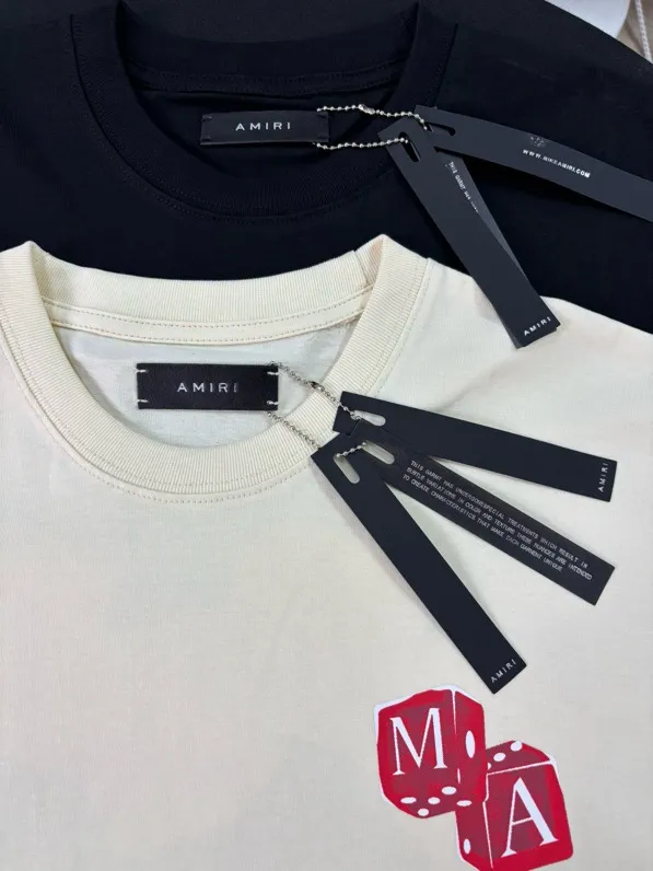 P114 AMIRI real shot black apricot hanging shot S. M. L. XL