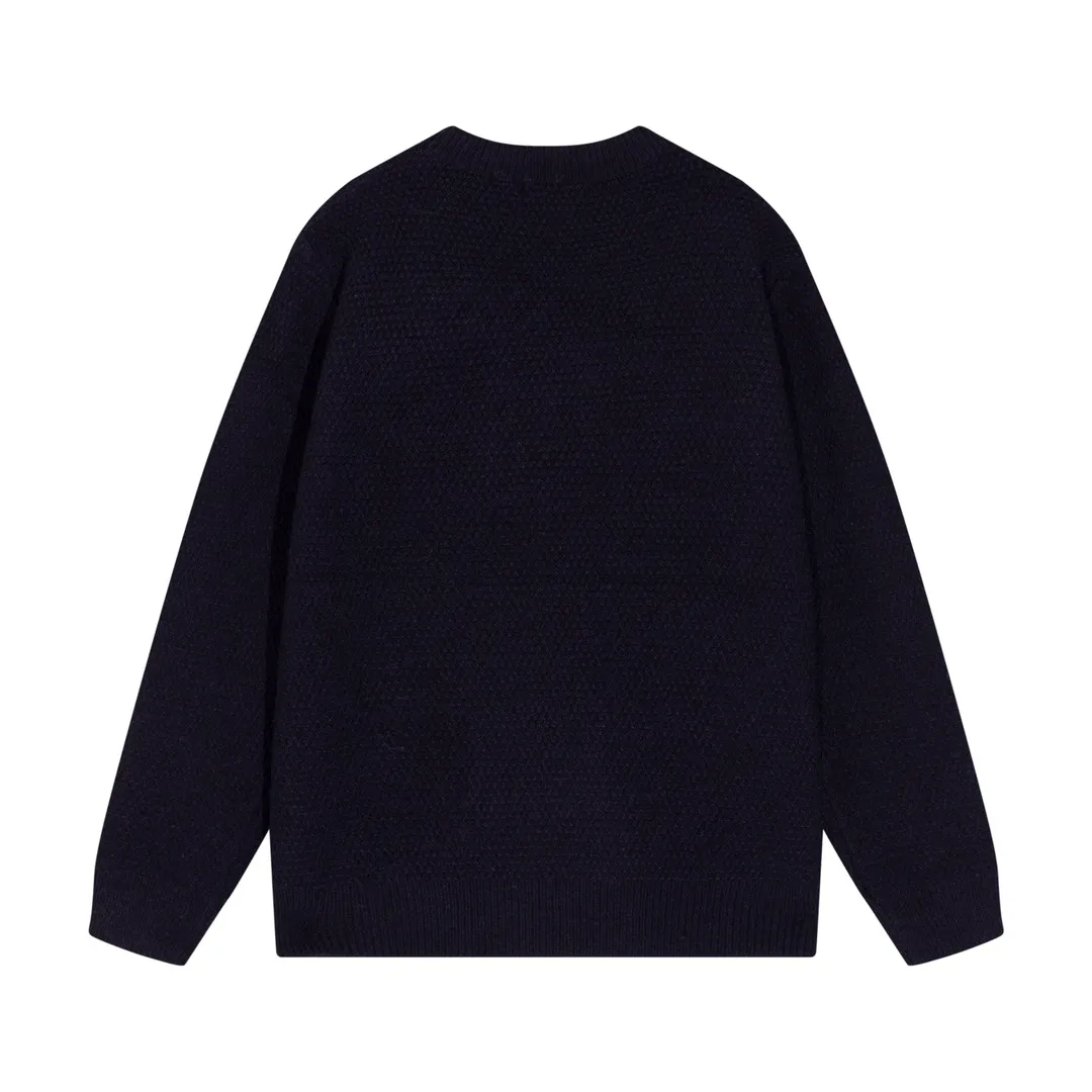 P280 AMIRI 2024 new sweater, logo embroidery on the chest 1:1 Color: Black Size: S M L XL XXL