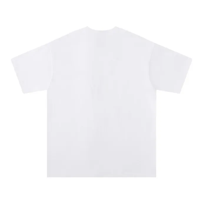 Style number: 727 P126 Fabric: 260g double yarn AMIRI 2025 spring and summer new logo round neck T-shirt high street same style for men and women loose classic lettering silver short sleeves Color: black. White Size: S M L XL