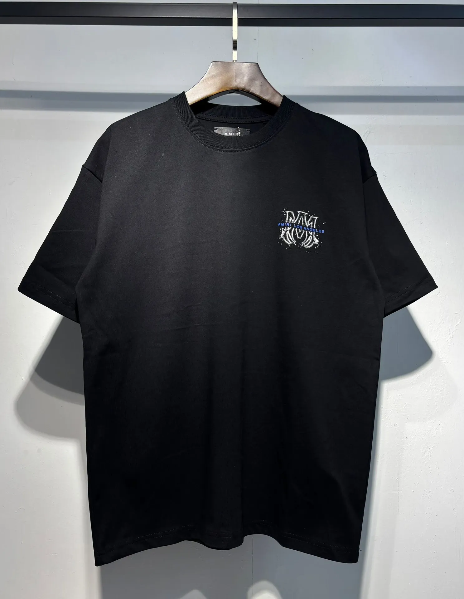 723 model P126 AMIRI real shot, black, hanging letters S. M. L. XL