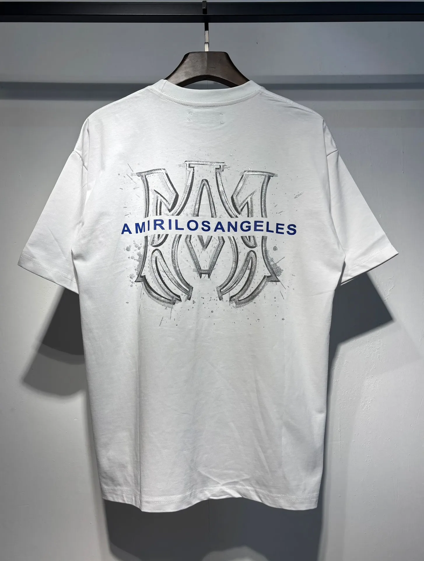 723 model P126 AMIRI real shot, black, hanging letters S. M. L. XL
