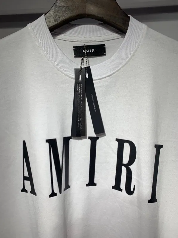 Model 661 P114 AMIRI real shot white hanging shot S. M. L. XL