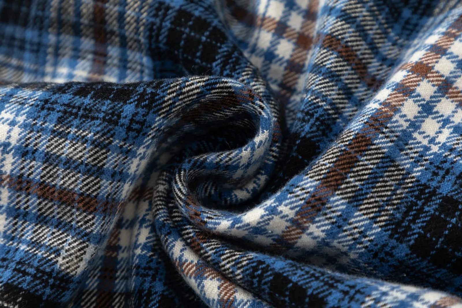 7097-1#P300AMIRI hardware logo, casual plaid shirt with acid splash raw edge technology, color: blue, size: S M L XL