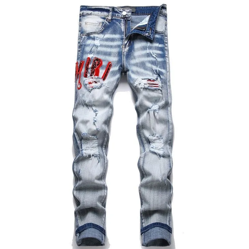 P156 Style No. Cc666 AMIRI MX1 high street jeans slim trousers FOG high street men's trend AMIRI In recent years, high street has become an increasingly frequent word in men's clothing. High street style has also become the direction of everyone's matching. High street related items basically cannot avoid oversize. Color: Picture color Code number: m-2xl