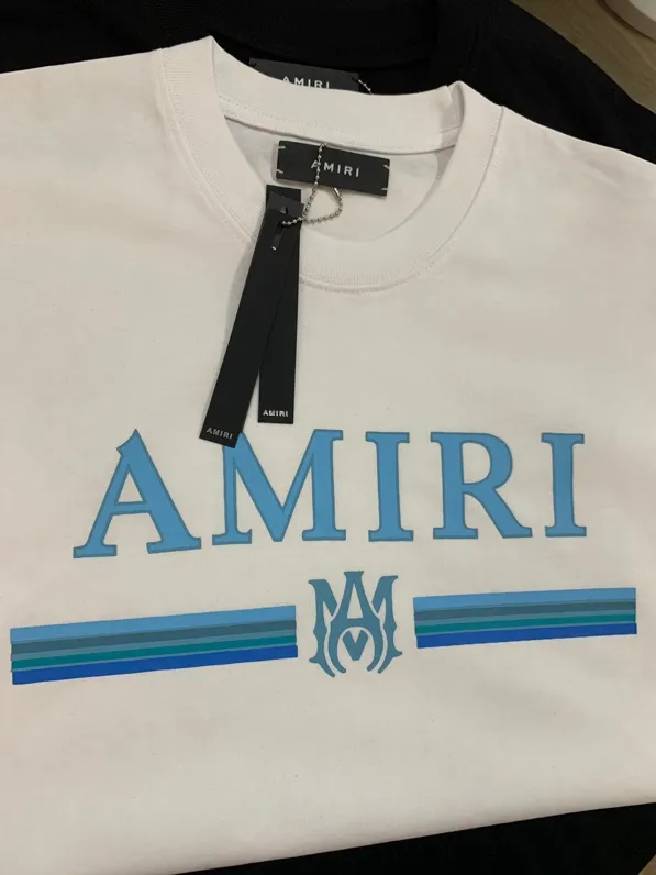 687 model P120 AMIRI real shot black white hanging shot S. M. L. XL
