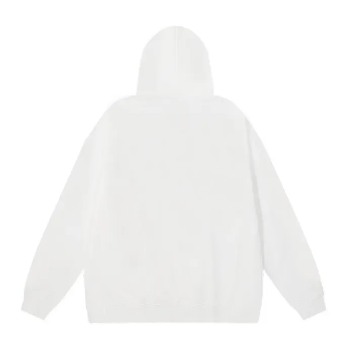 Style number: 866 P220 Fabric: 360g pure cotton terry sweatshirt AMIRI 2025 autumn and winter new logo hooded terry sweatshirt high street unisex loose classic letter jacket Color: Black White Size: S M L XL