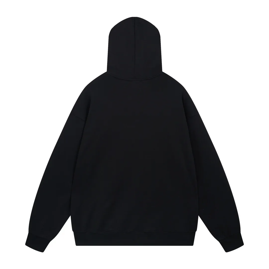 🅿️310 Detailed picture [Top version. Official website quality] BALENCI*GA/Paris. Classic model. 22SS#BALENCI*GA# Portrait band direct-printed hooded sweatshirt. Brick cabinet synchronization. The fabric is made of Paris ZP custom-woven and dyed cotton sweatshirt. The weight is 450 grams, the cloth surface is clean. The cloth pattern is clear, soft and comfortable. The threads are woven and dyed with no color difference. The classic pattern is printed with Kornit direct-injection printing, which has no hand feel and a three-dimensional effect, restoring the brick cabinet. The version adopts the OS loose shoulder version. Same style for men and women. Code: BL238055 Color: Black. White. Medium gray Size: XS S M L
