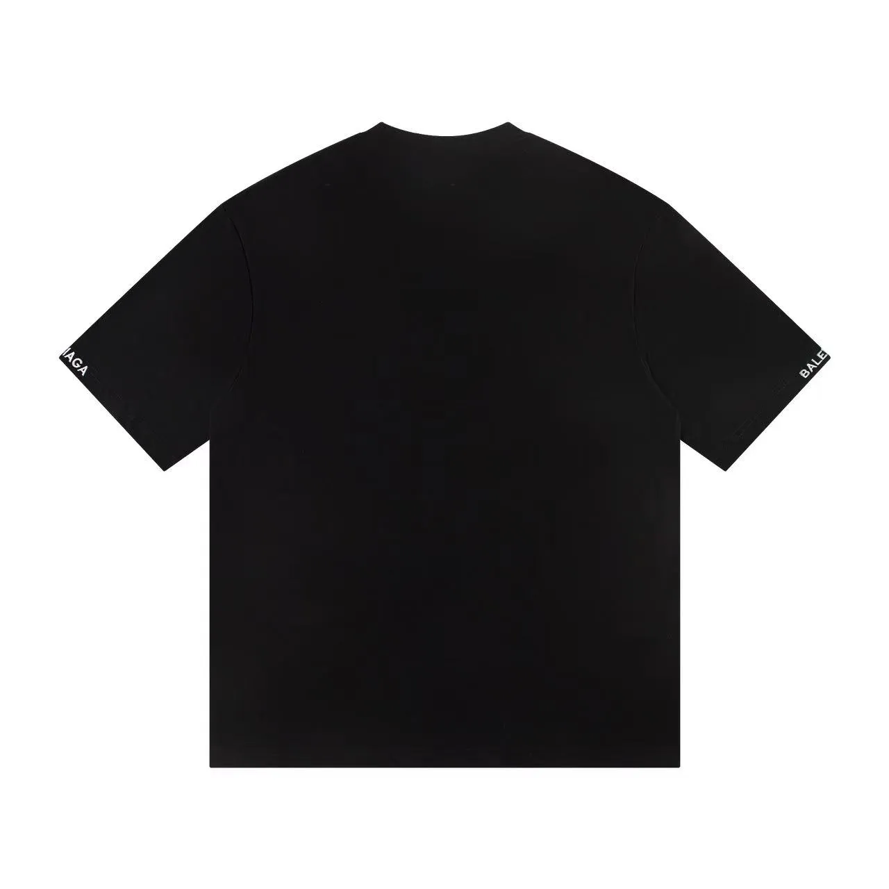 🅿️146 Style: 2025 new Balenciaga embroidered short-sleeved T-shirt Material: High version 300g double yarn combed cotton Size: S～XL Color: Black Style number: Z032