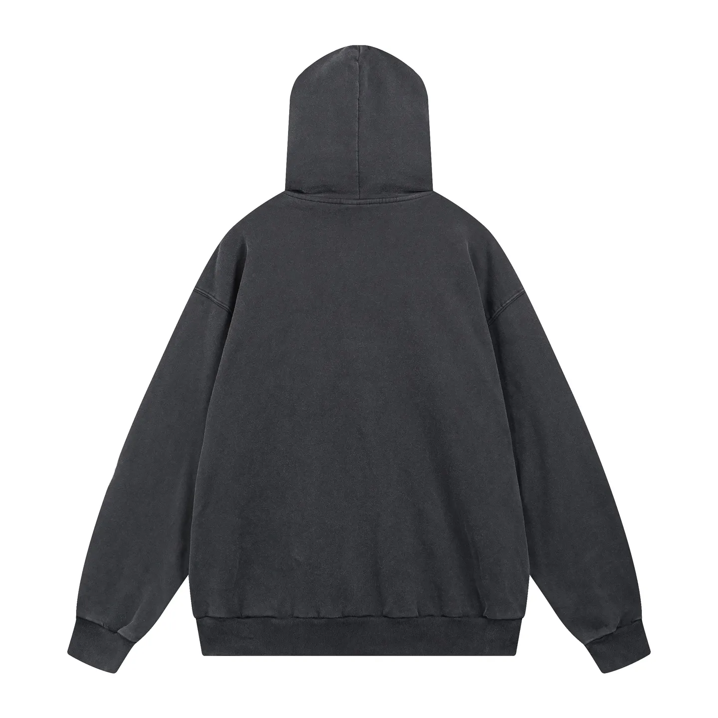 🅿️320 real photos [Top version. Official website quality] BALENCI*GA/Paris.SS25 latest model, Paris new LOGO two-color blur printed washed and distressed hooded sweatshirt. Brick cabinets are synchronized. Genuine products are developed at the first time. Welcome to compare! The fabric is made of Paris ZP custom-woven and dyed cotton sweatshirt. Weighing 460 grams, the cloth surface is clean. The cloth pattern is clear, soft and comfortable. The threads are dyed with no color difference. The printing uses environmentally friendly imported rubber paddles. The letters are clear and the effect is three-dimensional. Garment wash. The version adopts OS loose shoulder design. Same style for men and women. Code: BL259976 Color: washed black Size: XS S M L
