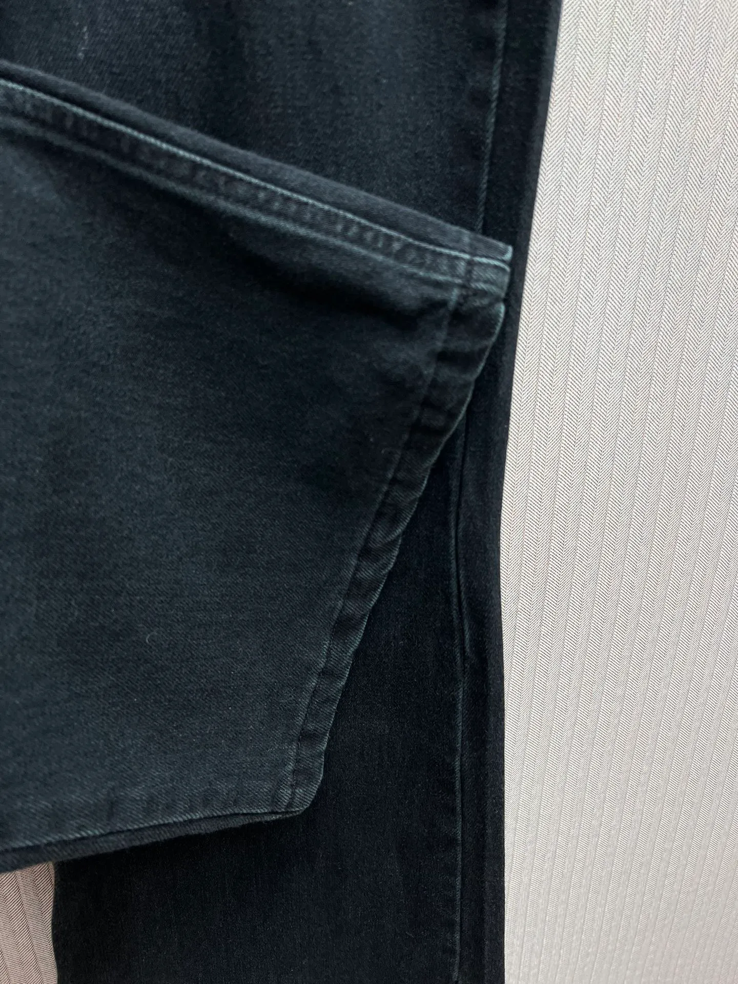 🅿️500 Paris 25ss new solid color loose flared casual pants, loose fit, high version, code number: XS.S.M.L.