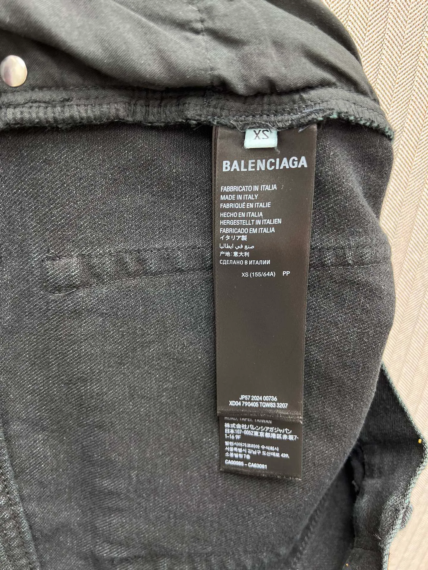 🅿️500 Paris 25ss new solid color loose flared casual pants, loose fit, high version, code number: XS.S.M.L.