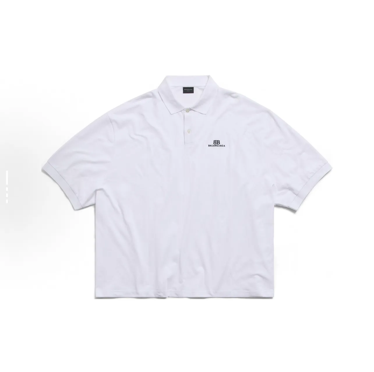 🅿️200 Actual pictures [Top version. Official website quality] BALENCI*GA/Paris #2025 new style, Paris classic LOGO double B embroidered POLO shirt, pure cotton rib cuffs, welcome to compare! The fabric is made of Paris ZP custom-woven and dyed cotton pique, with a weight of 260 grams. The cloth surface is clean. The cloth pattern is clear, soft and comfortable. The threads are woven and dyed with no color difference. The embroidered LOGO is embroidered using imported Tajima embroidery machine. The effect is three-dimensional. Restore the brick cabinet, adopt OS loose shoulder style. Same style for men and women. Coding: BL252205 Color: black, white Size: XS S M L