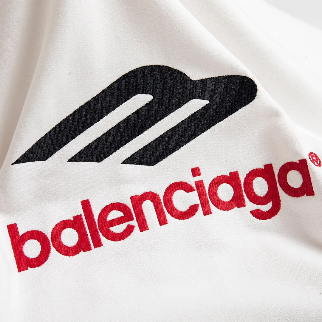 🅿️286 7152# Detailed picture Top version [BALENCIA*GA] Official website quality Paris new 3M letter large LOGO embroidery series hooded sweatshirt OS version Loose dropped shoulders Unisex style Fabric: 480g 100% cotton terry David sweater Technology: Embroidery on the front and rear panels on the left and right sleeves Garment wash Shaping Fixed color Color: Gray blue White Size: XS S M L